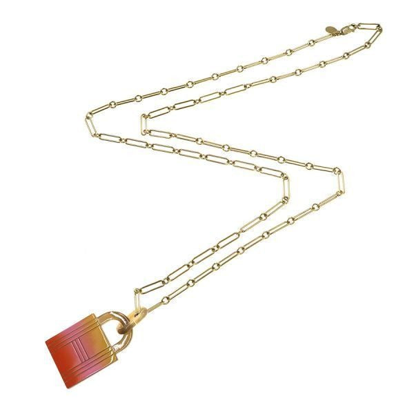 Hermes Amulet Cadenas Necklace
