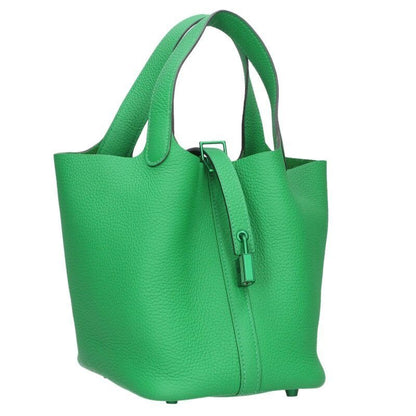 Hermes Picotin Rock PM Monochrome So Green U Stamp Matte Hardware