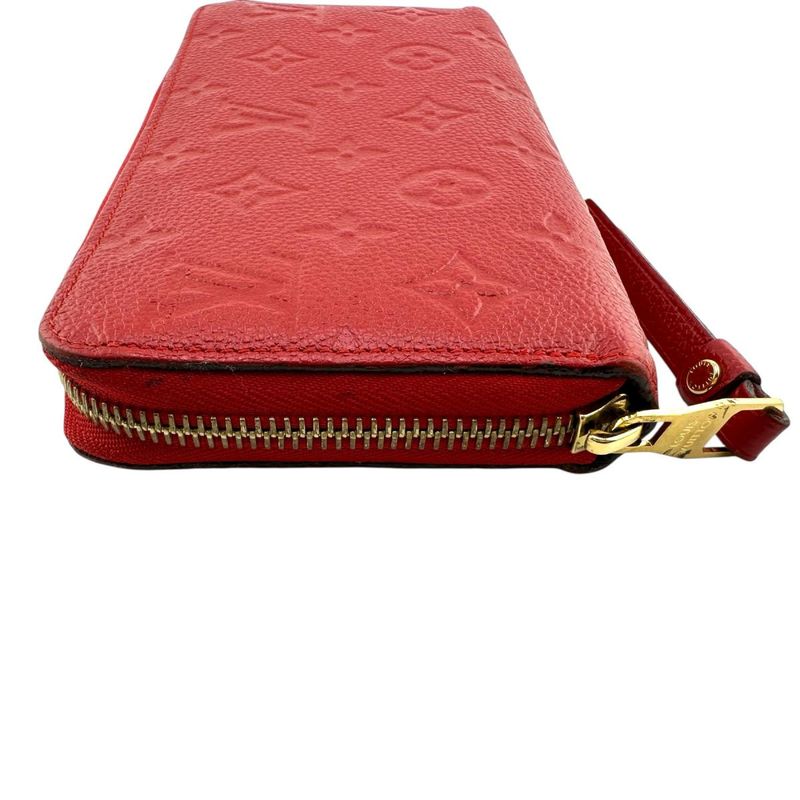 Louis Vuitton M60547 Monogram Empreinte Round Zipper Zippy Wallet Long Wallet
