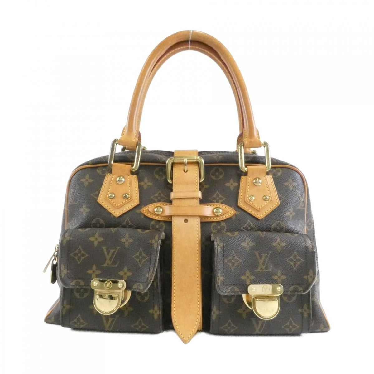 Louis Vuitton Monogram Manhattan GM Bag Brown Marron