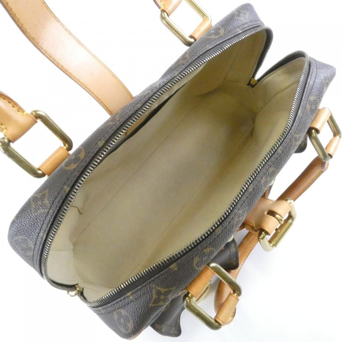 Louis Vuitton Monogram Manhattan GM Bag Brown Marron — view 9