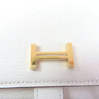 Hermes Bearn Combine Nata Gold Hardware H Logo Hardware Compact Wallet Chevre