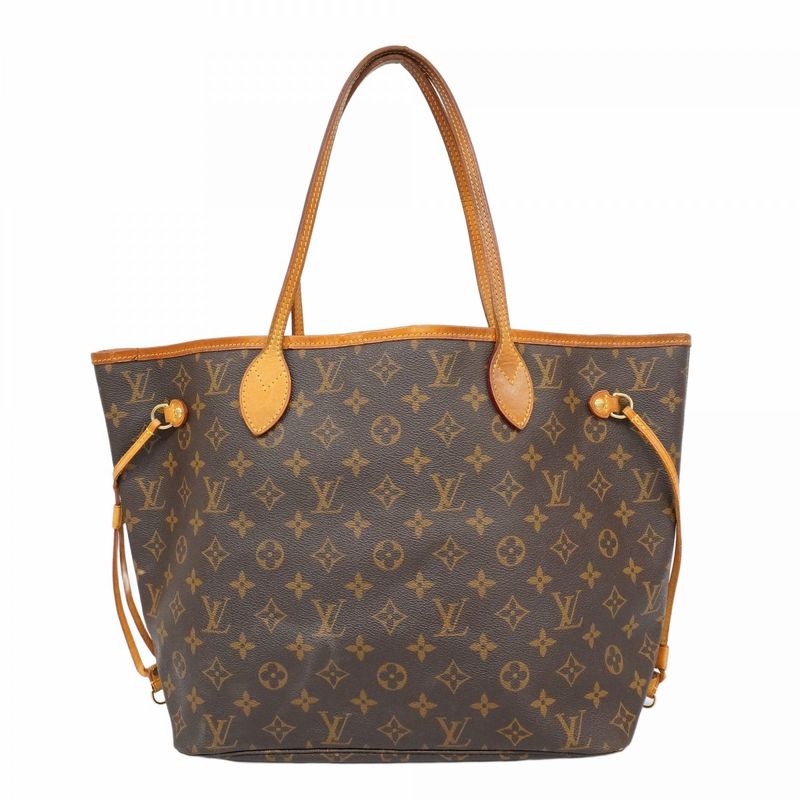 Louis Vuitton Tote Bag Monogram Neverfull MM M40156 Brown Ladies