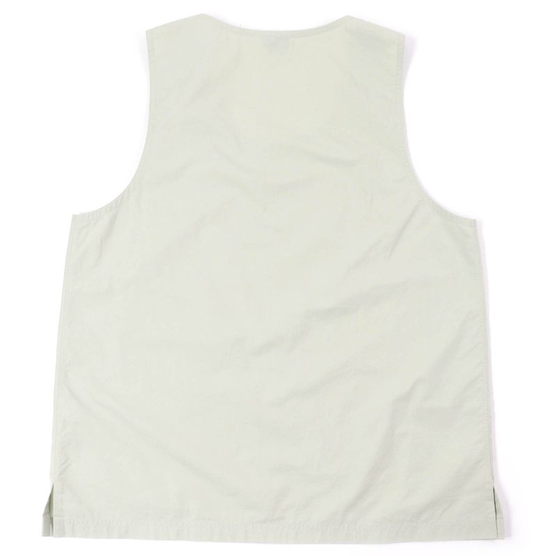 Hermes 23SS 100% Cotton Patch Pocket Crew Neck Sleeveless Cut & Sewn Pullover