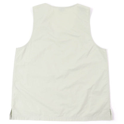 Hermes 23SS 100% Cotton Patch Pocket Crew Neck Sleeveless Cut & Sewn Pullover