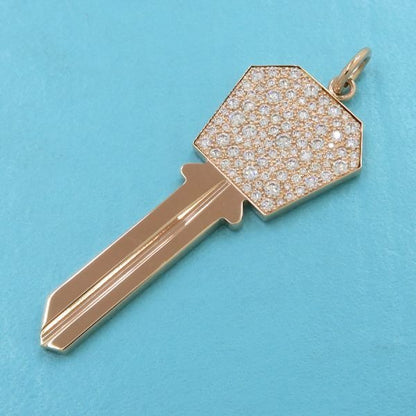 Tiffany & Co. Modern Key Diamond Charm