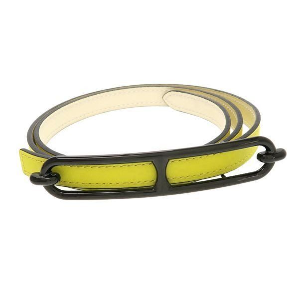 Hermes Lelibert Belt Yellow