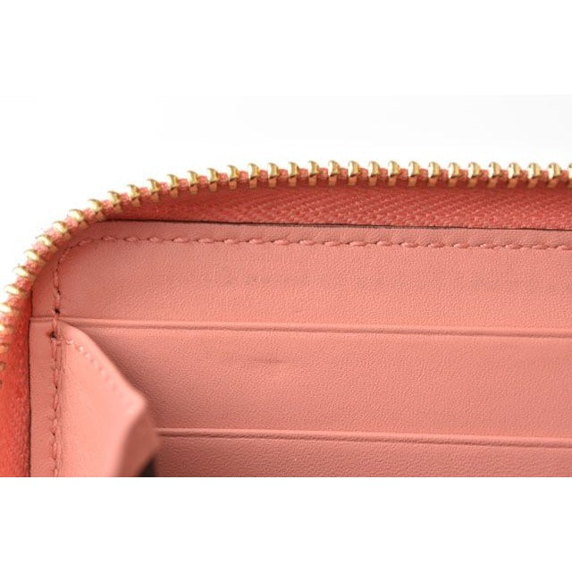 Gucci Long Wallet Round Zipper GG Marmont Ribbon Pink — view 4
