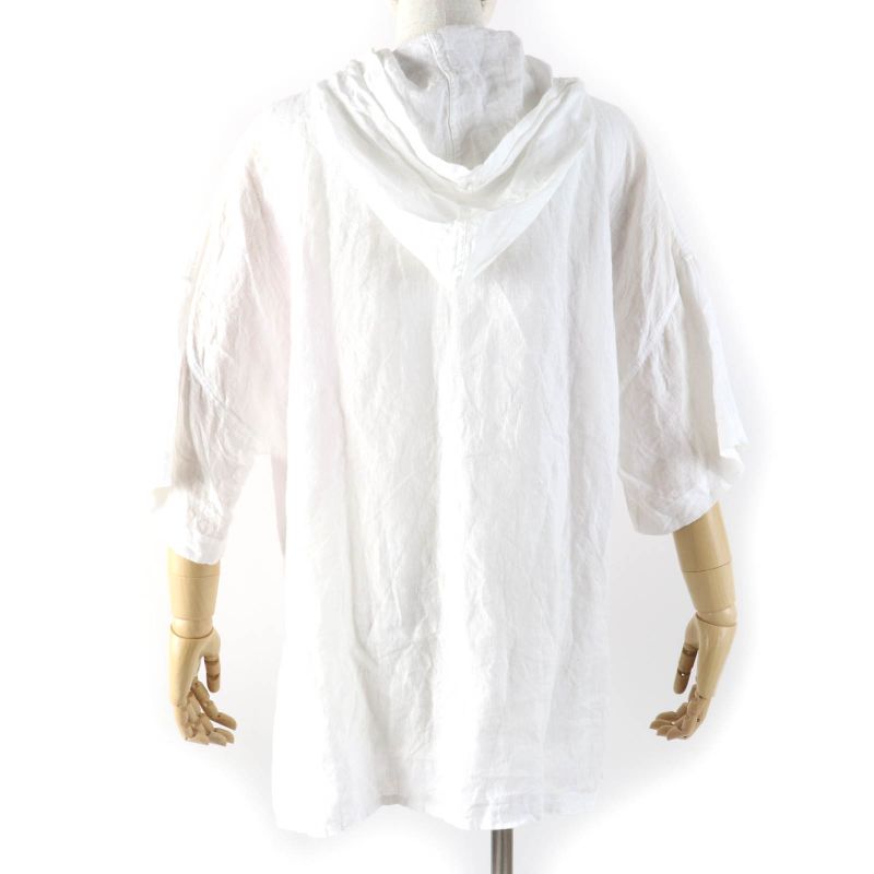 LOEWE×paulas Ibiza LOEWE×paulas Ibiza S616y07x32 100% Linen Palm Print Hooded