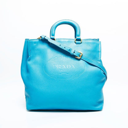 Prada Handbag 2-Way Leather Tote