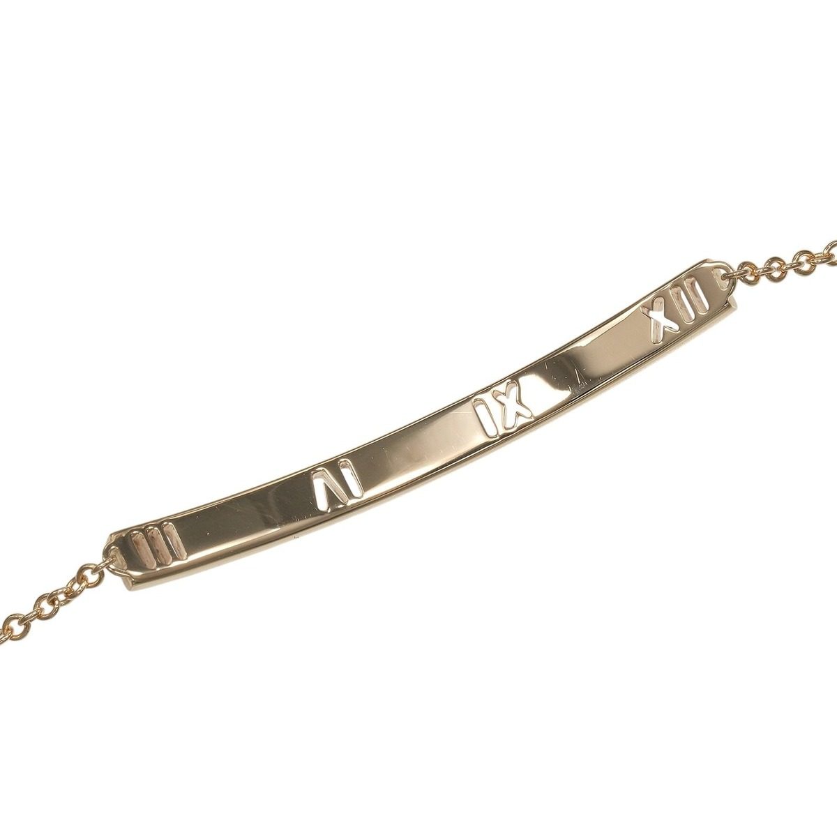 Tiffany & Co Atlas Pink Gold Diamond Bracelet — view 3