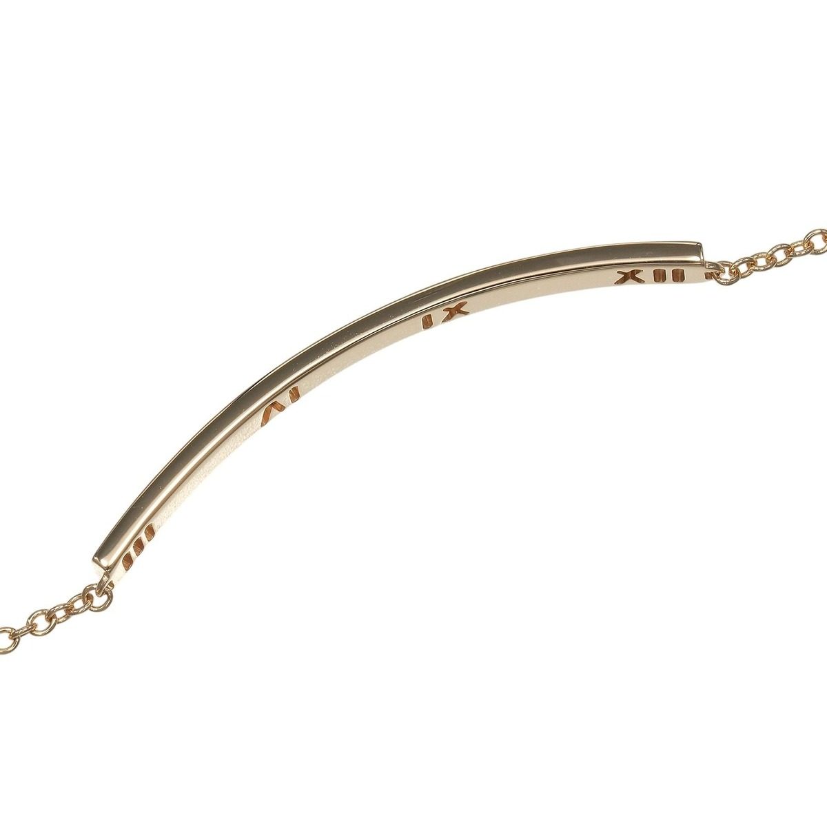 Tiffany & Co Atlas Pink Gold Diamond Bracelet — view 5