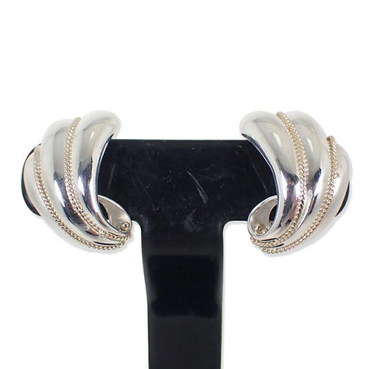 Tiffany & Co 925 Vintage Rope Earrings