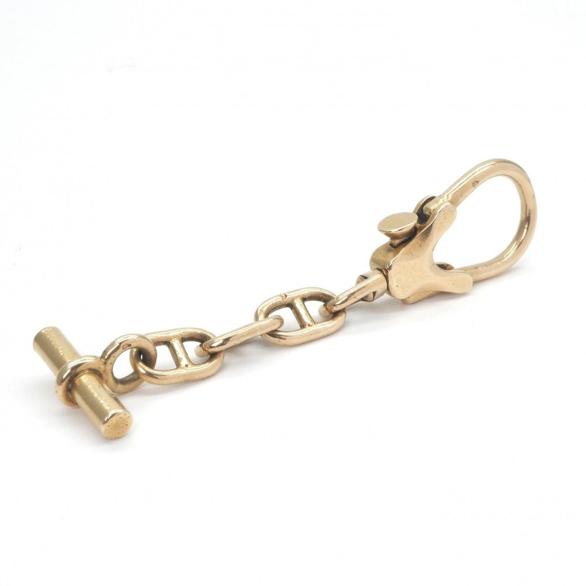Hermes Chaine D'ancre Key Case 750 Gold
