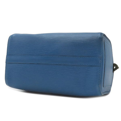 Louis Vuitton Handbag Speedy 25 Epi Leather Toledo Blue Gold Hardware Blue