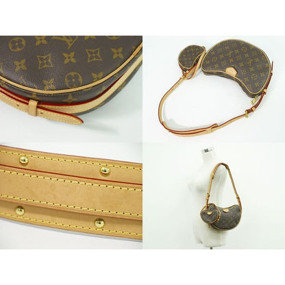 Louis Vuitton Croissant Monogram Shoulder Bag Pochette Brown — view 6