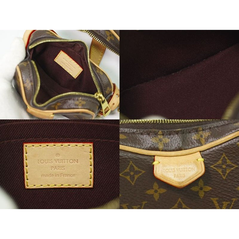 Louis Vuitton Croissant Monogram Shoulder Bag Pochette Brown — view 9