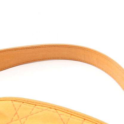 Dior Shoulder Bag Cannage Orange Leather — view 11