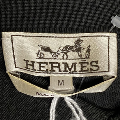 Hermes Short Sleeve Polo Shirt Size M Men's - 567830ha22me Dark Gray And Black
