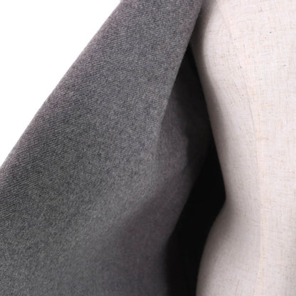 Celine 28h13/6700 100% Cashmere Egg Crombie Coat Front Open Coat Gray 34 Made