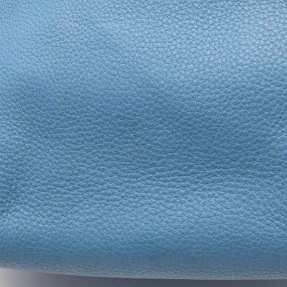Prada Tote Vitello Phenix Light Blue Leather — view 11