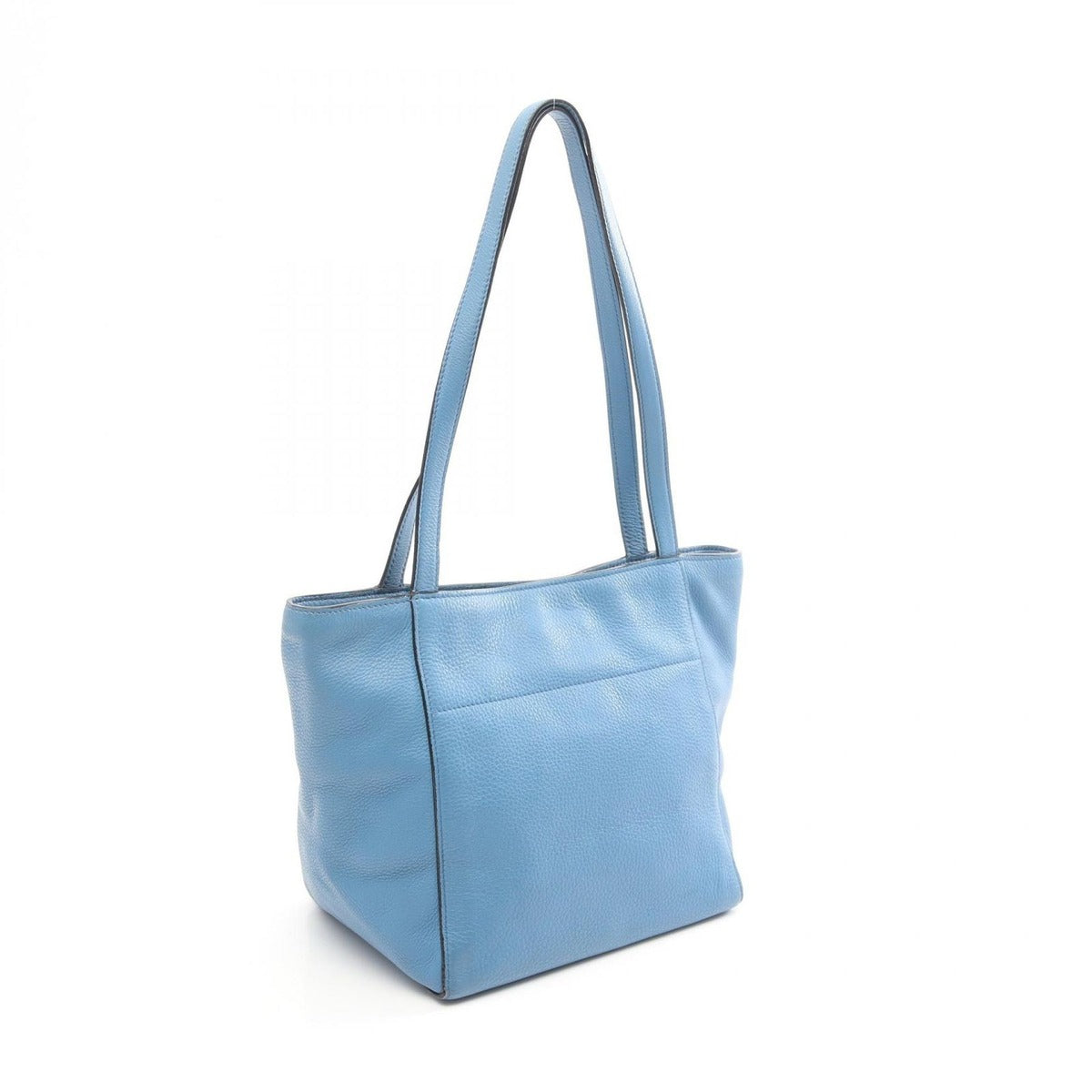 Prada Tote Vitello Phenix Light Blue Leather — view 2