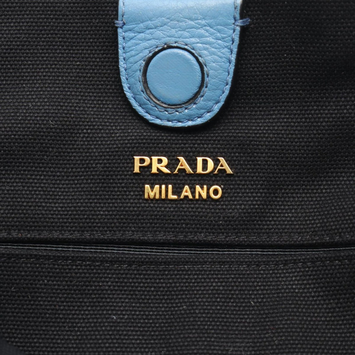 Prada Tote Vitello Phenix Light Blue Leather — view 4