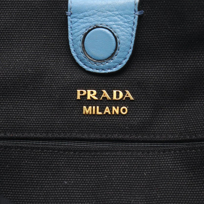 Prada Tote Vitello Phenix Light Blue Leather — view 4