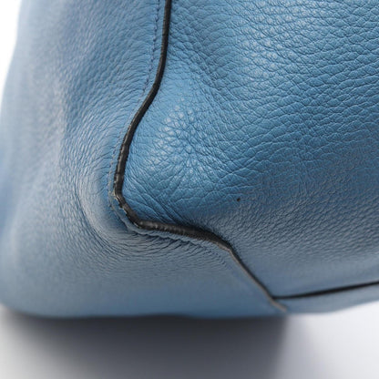 Prada Tote Vitello Phenix Light Blue Leather — view 6