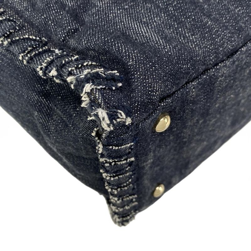 Chanel Tote Bag - Dark Navy White And Multi Embroidered Night Flight Chain