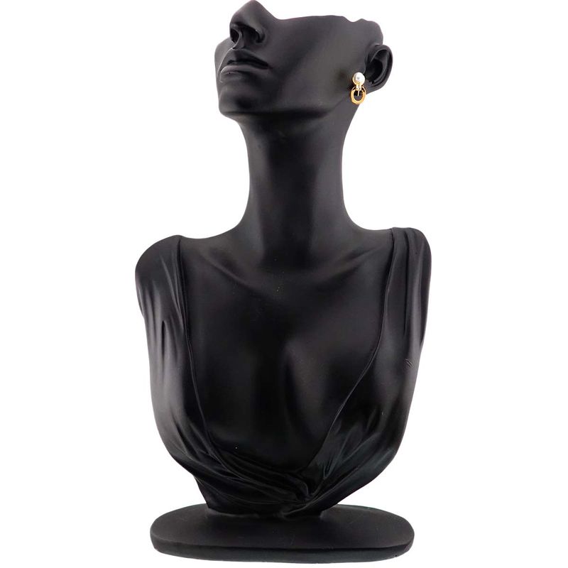 Christian DIOR Akoya Pearl 58mm (023in) Earrings 18K YG Yellow Gold 750 Akoya