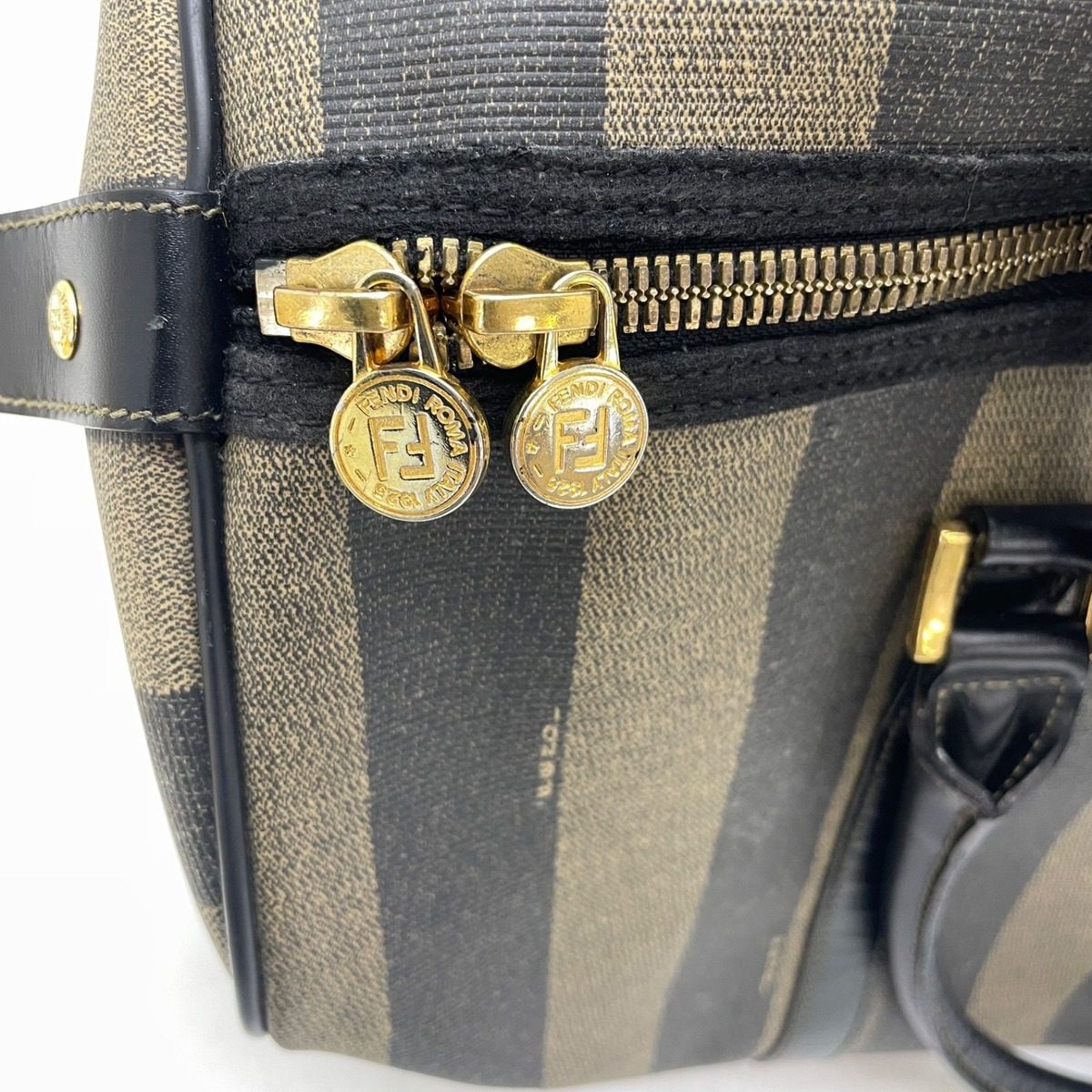Fendi Handbag Zucca Pecan Boston Travel Business Trip Mothers — view 11