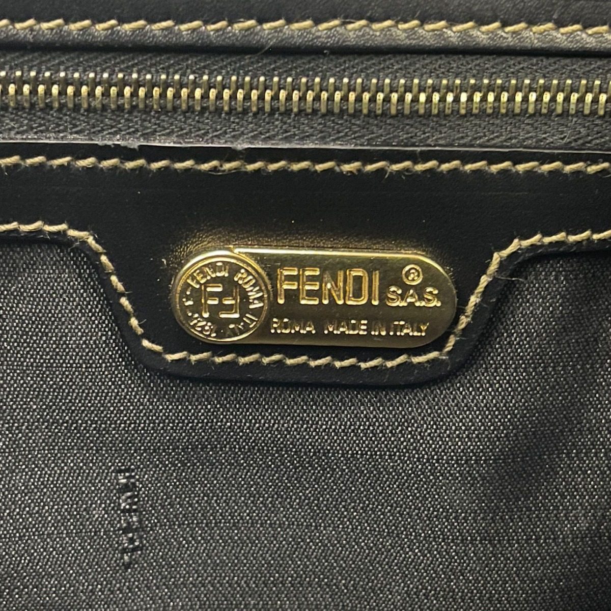 Fendi Handbag Zucca Pecan Boston Travel Business Trip Mothers — view 16