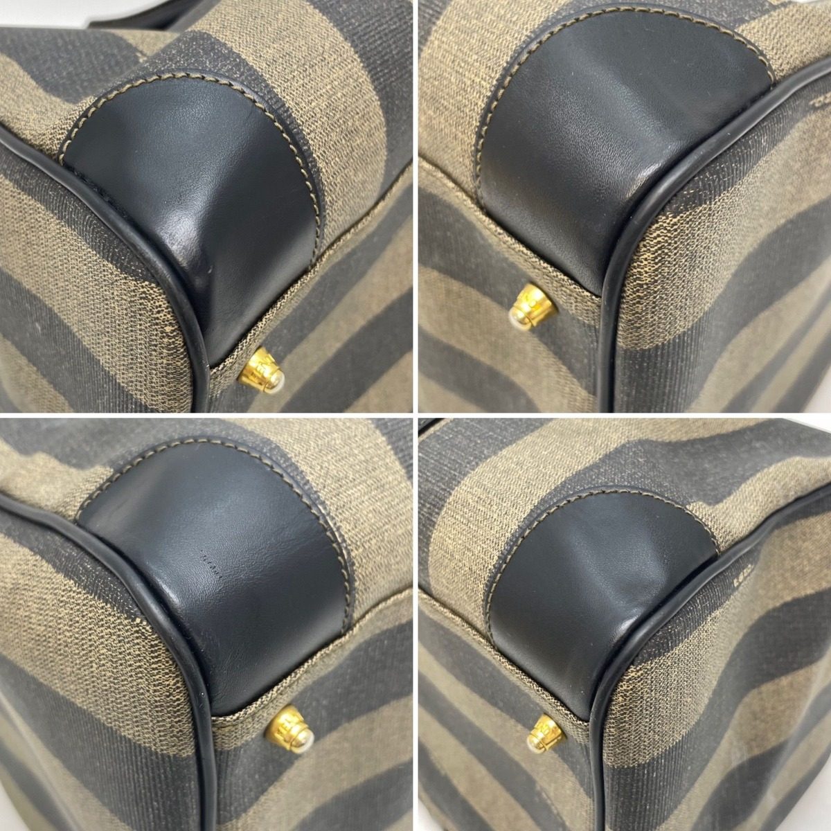 Fendi Handbag Zucca Pecan Boston Travel Business Trip Mothers — view 7