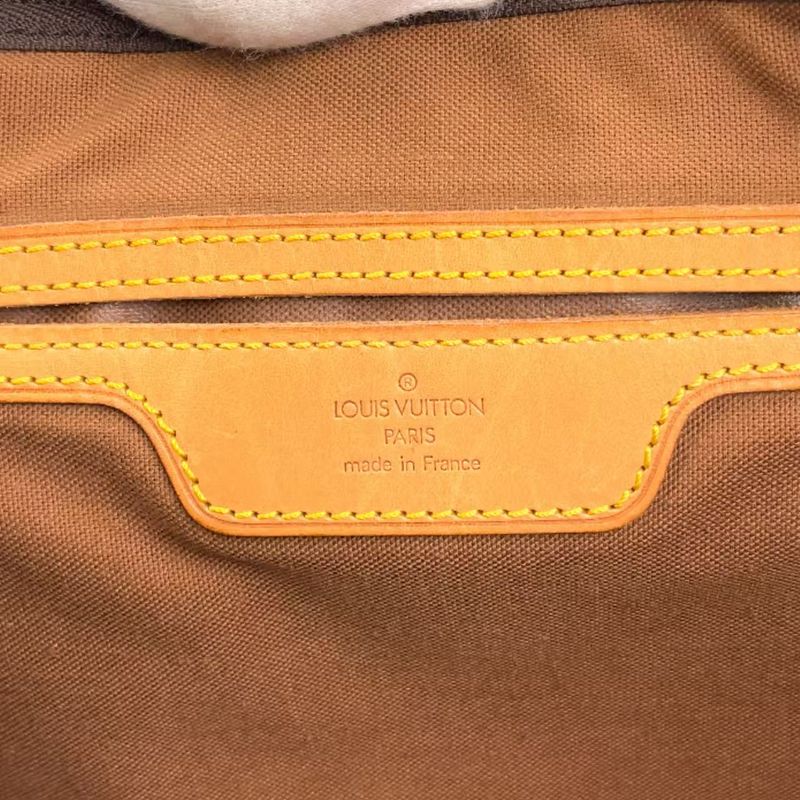 Louis Vuitton Flannery 45 Monogram Leather × PVC Brown Shoulder Bag Gold M51115