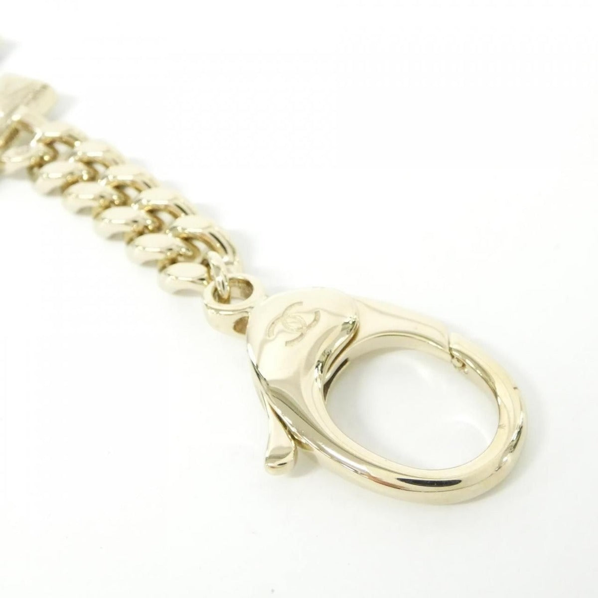 Chanel Key Holder Gold Crystal — view 4