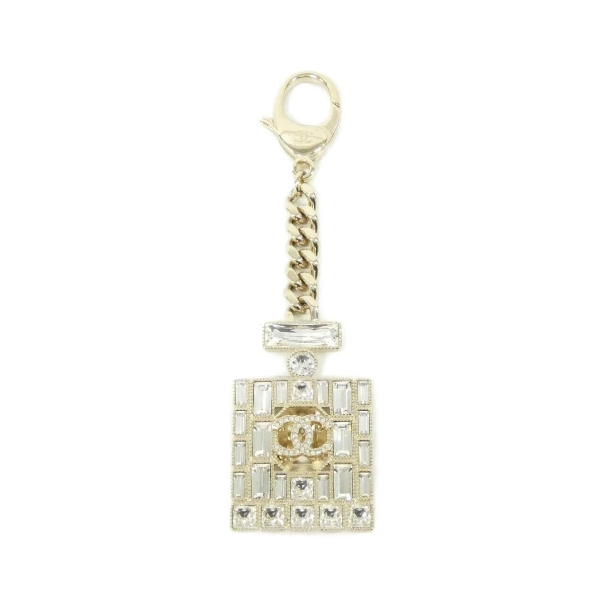 Chanel Key Holder Gold Crystal