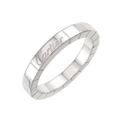 Cartier Laniere 51 Ring 18k WG White Gold 750