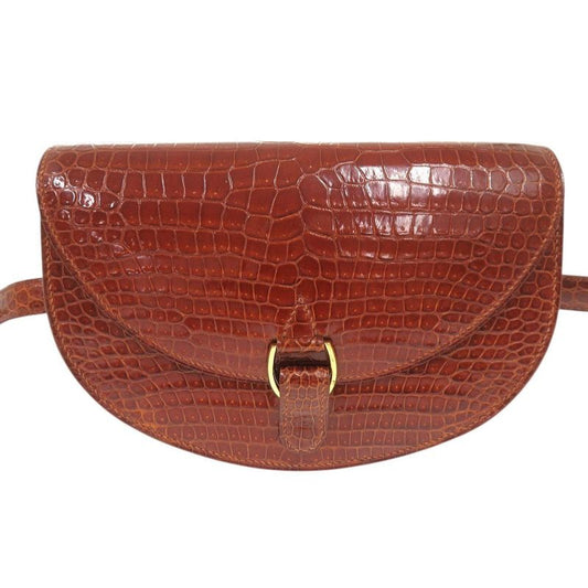 Hermes Porosas Brown Marked 00 Waist Bag 1682