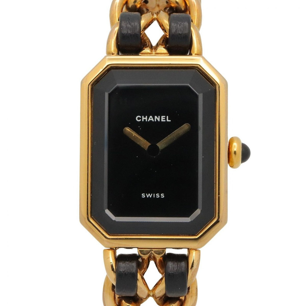Chanel Watch Premiere S Black Leather