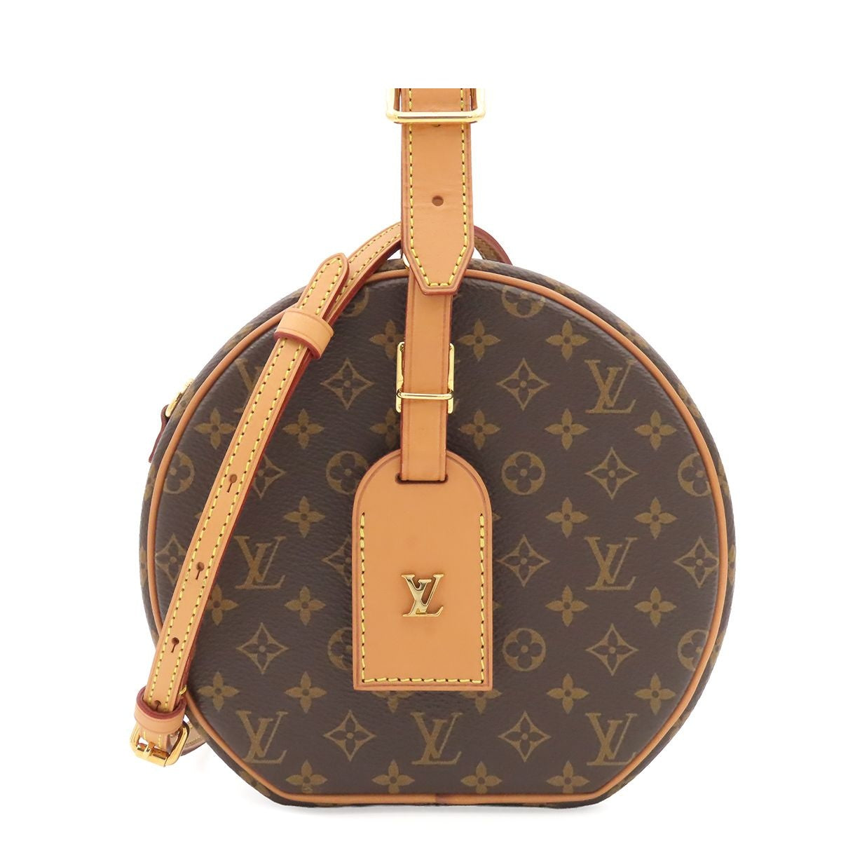 Louis Vuitton Petite Boite Chapeau Brown Monogram Canvas 2-Way Shoulder Bag
