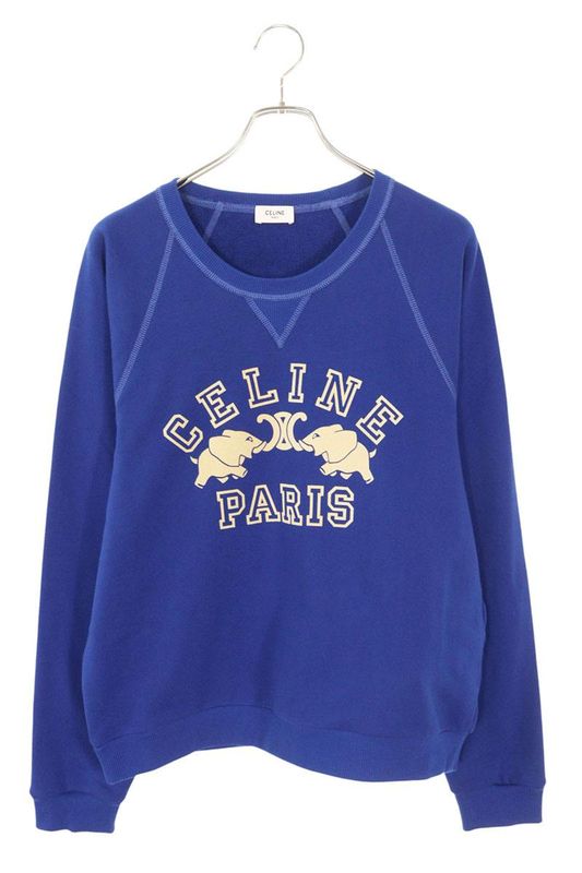 Celine 25AW Ry0h5670q Animal Logo Regular Sweatshirt Men's L
