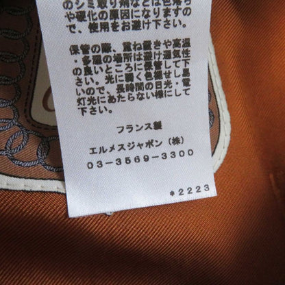 Hermes Capoule Cliquetis Cotton Silver Hardware Chaine D'ancre Serie Hardware