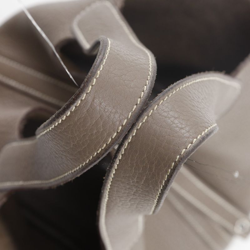 Hermes Picotin Lock 18 PM Taurillon Clemence Etoupe □L Ladies Handbag