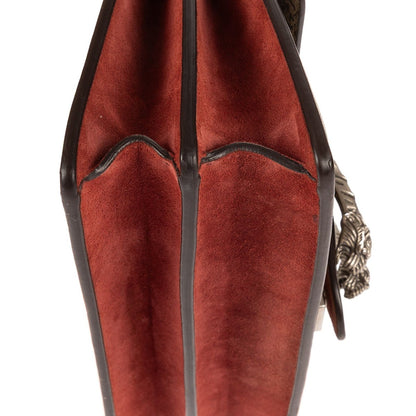 Gucci Blooms Dionysus Beige Burgundy Supreme Canvas Shoulder Bag — view 7