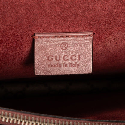 Gucci Blooms Dionysus Beige Burgundy Supreme Canvas Shoulder Bag — view 10