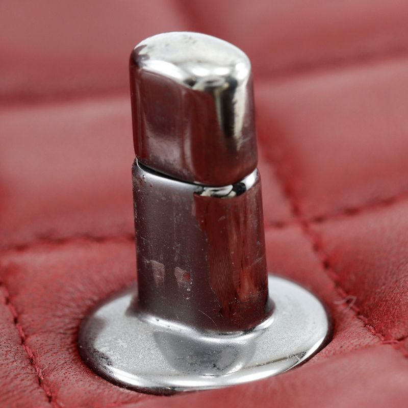 Chanel Mini Chain Shoulder Matelasse Lambskin Red Ladies Shoulder Bag