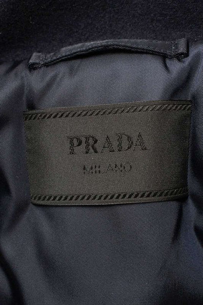 Prada 24AW Sgc675 Used Oversized Cotton Work Denim Jacket Men's S