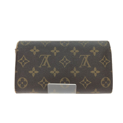 Louis Vuitton Women's Long Wallet Monogram Portomone Credit M61726 Brown