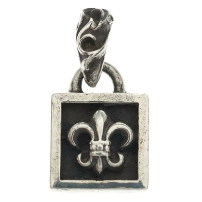 Chrome Hearts Framed BS Fluer Charm Pendant Top Silver